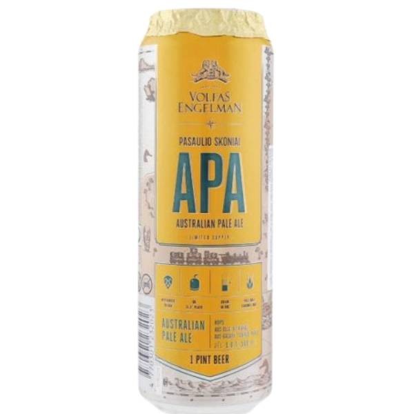 Beer "Volfas Engelman Posaulio Skonaial Apa" 0.568ml