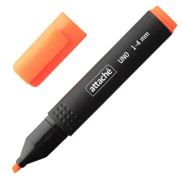 Highlighting marker "Attache" Economy Uno orange 1-4mm 1pcs