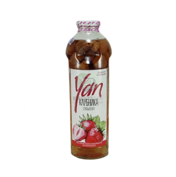 Compote "Yan" strawberry 930 ml