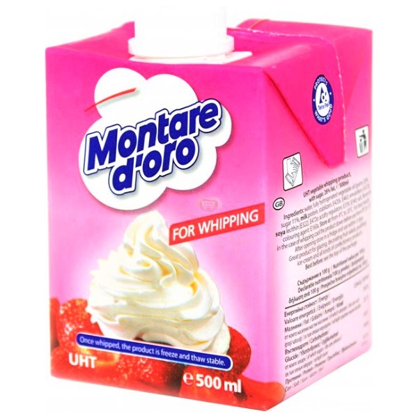 Cream "Montare doro" 26% 500 ml