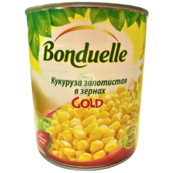 Кукуруза "Bonduelle" золотистая в зернах 850г