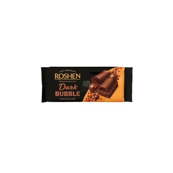 Chocolate bar "Roshen" black 80g