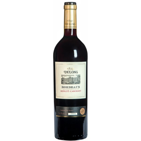 Вино красное "Dulong Merlot-Cabernet Bordeaux Aoc" 0,75л