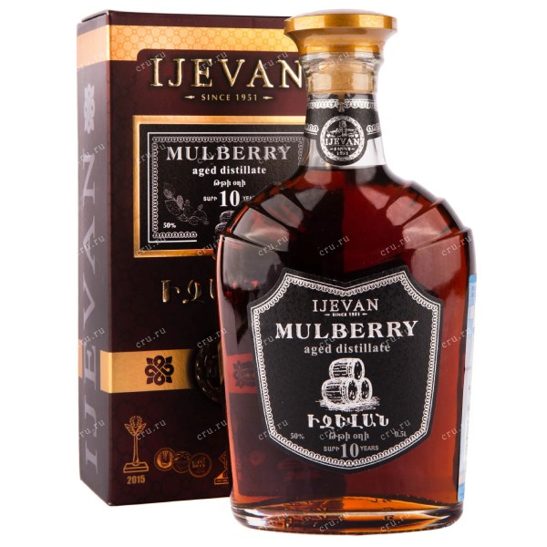 Ijevan mulberry vodka "Mulberri" 10 years old in box 0.5l