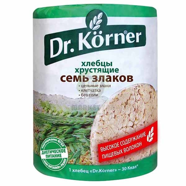Rusk "Dr. Korner" seven grains, 100 g