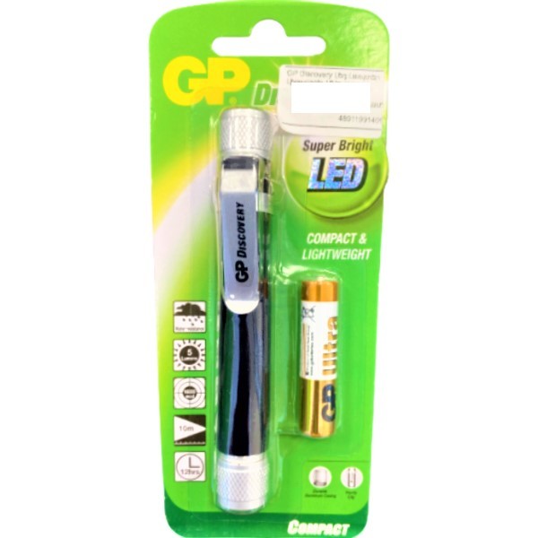 LED flashlight "GP" Discovery with rechargeable battery pcs