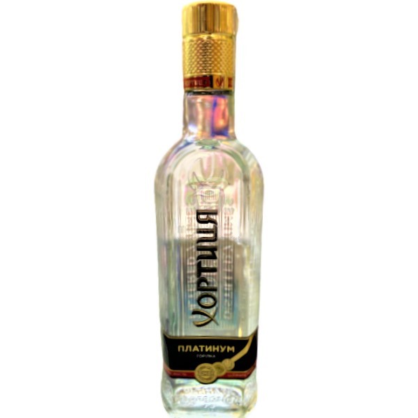 Vodka "Khortytsa" Platinum 40% 0.5l