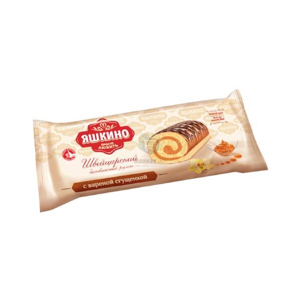 Roll "Yashkino" with boiled condensed milk 200 g