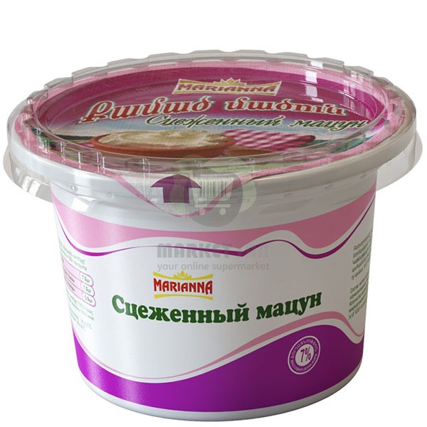 Сцеженный мацун "Marianna" 7% 400 гр