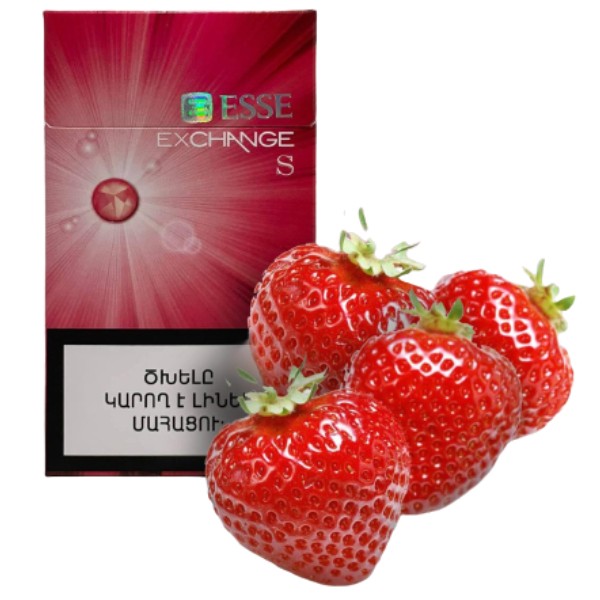Cigarettes "Esse" Exchange S with strawberry flavor 20pcs