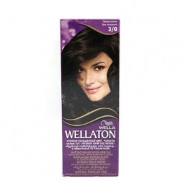 Hair dye "Wellaton" 3.0