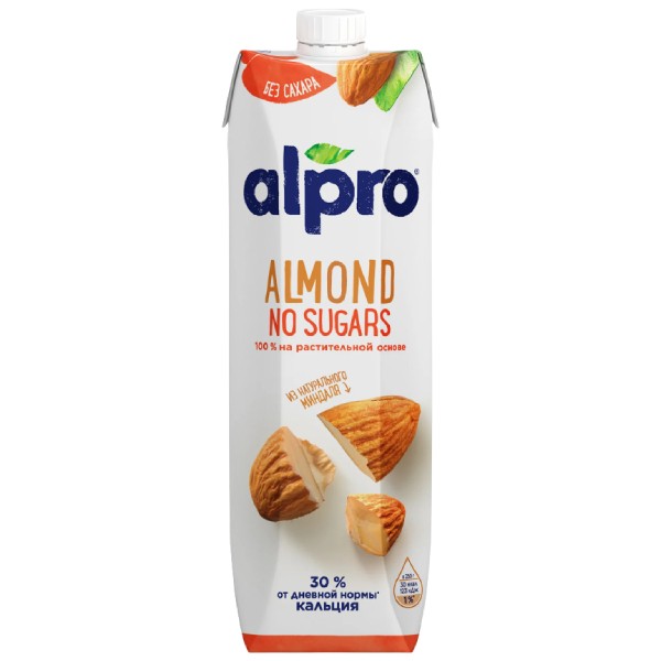 Drink "Alpro" almond without sugar 1l