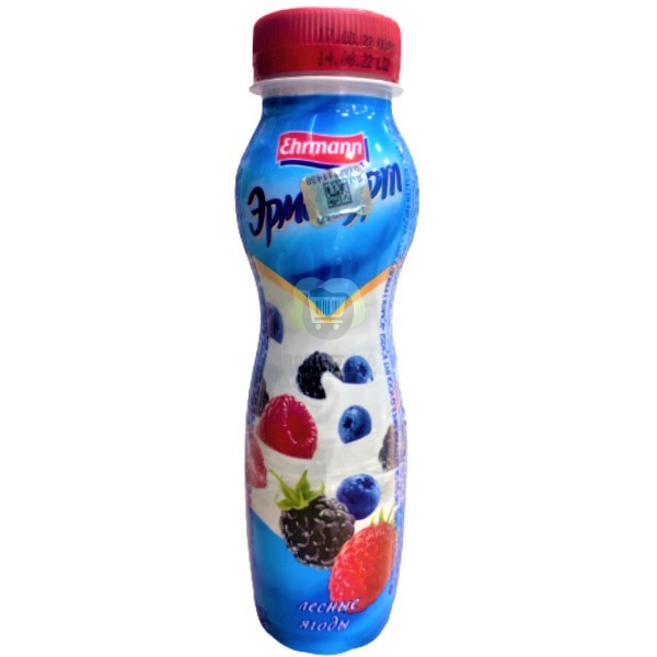 Питьевой йогурт "Ehrmann" Эрминурт лесные ягоды 1.2% 290г