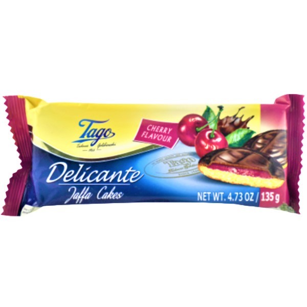 Cookie "Tago" Jaffa with cherry filling 135g