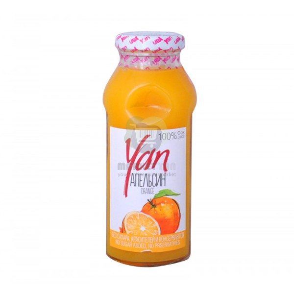 Сок "Yan" апельсиновый 0,25л