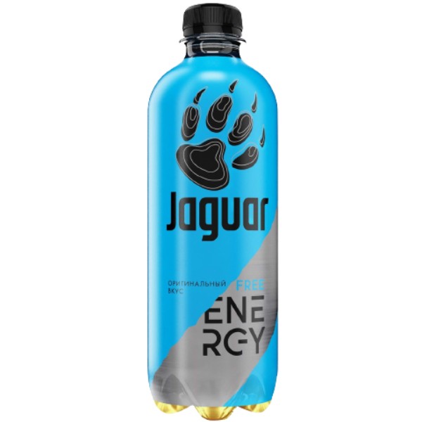 Напиток энергетический "Jaguar" Free безалкогольный п/б 0.5л