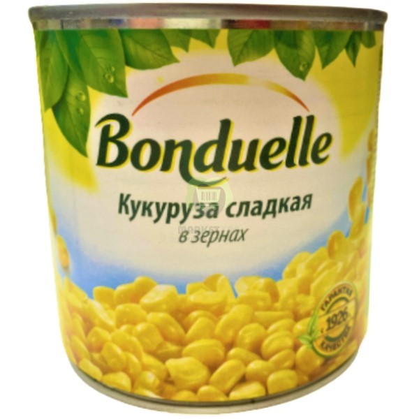 Кукуруза "Bonduelle" сладкая в зернах 340г