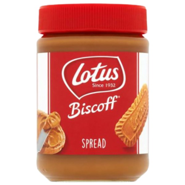 Спред "Lotus" Biscoff карамелизованный бисквитный 400г