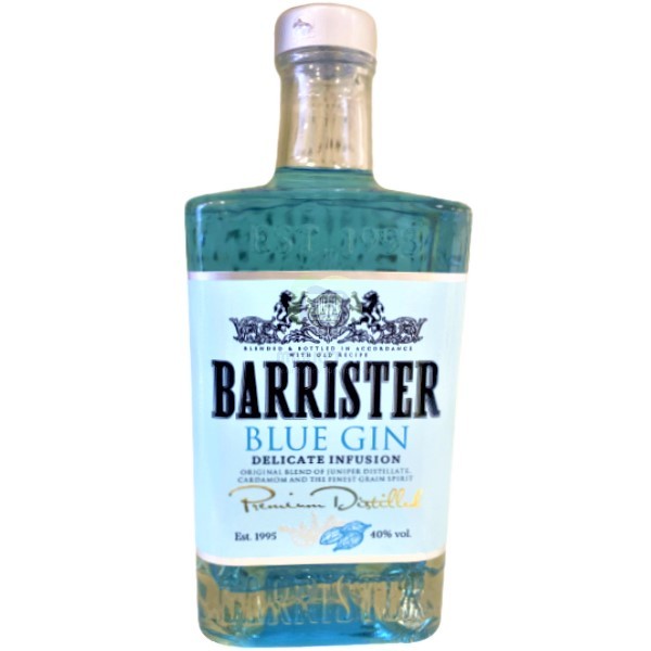 Gin "Barrister" blue 40% 0.7l