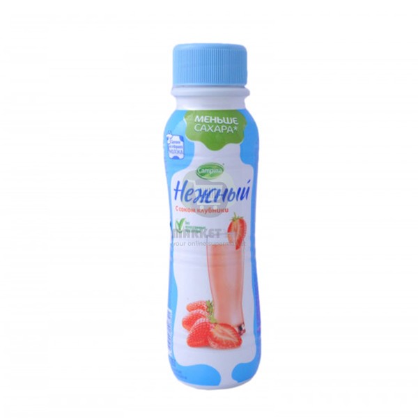 Yogurt drink "Nejniy" with strawberry juice 0.1% 285g