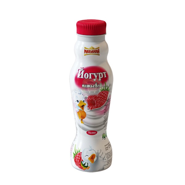 Йогурт питьевой "Марианна" малина 1,5% 270 гр.
