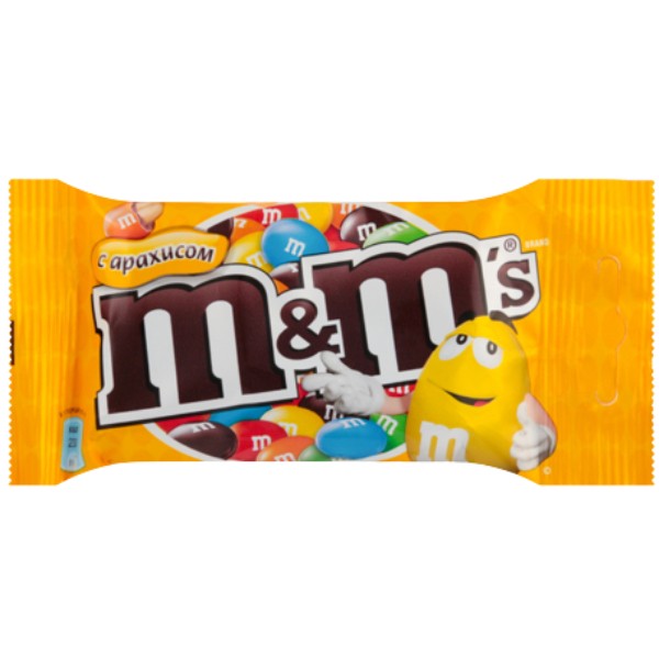 Dragee "M&M's" with peanuts 45g