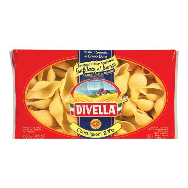 Large snail pasta "Divella" # 87 500 gr.