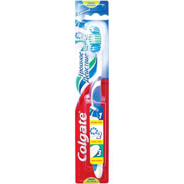 Toothbrush "Colgate" triple effect