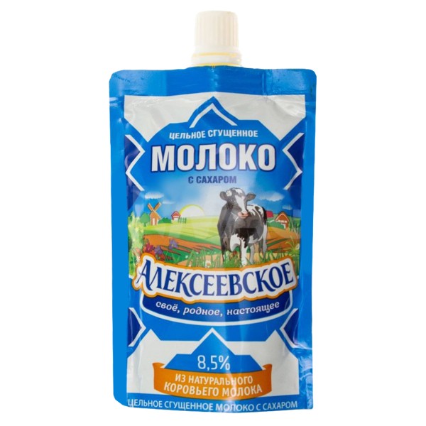 Condensed boiled milk "Alekseevskoe" 100g