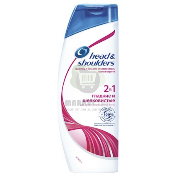 Shampoo "Head & Shoulders" dry 2 in 1 for normal hair 400ml