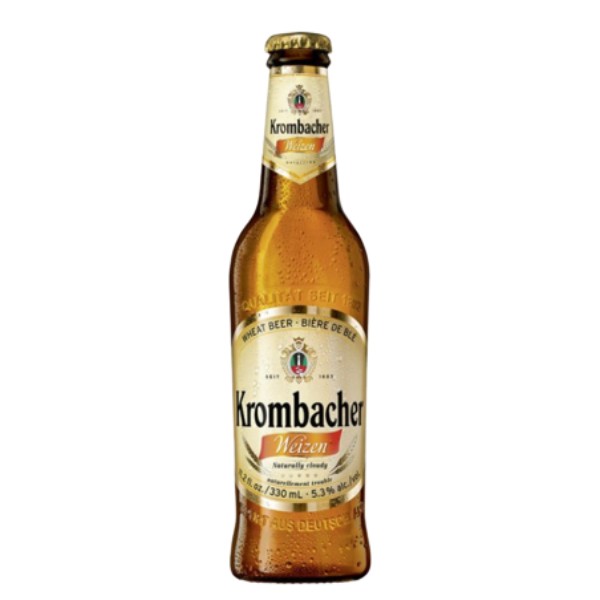 Beer "Krombacher" Weizen 5.3% g/b 0.33l