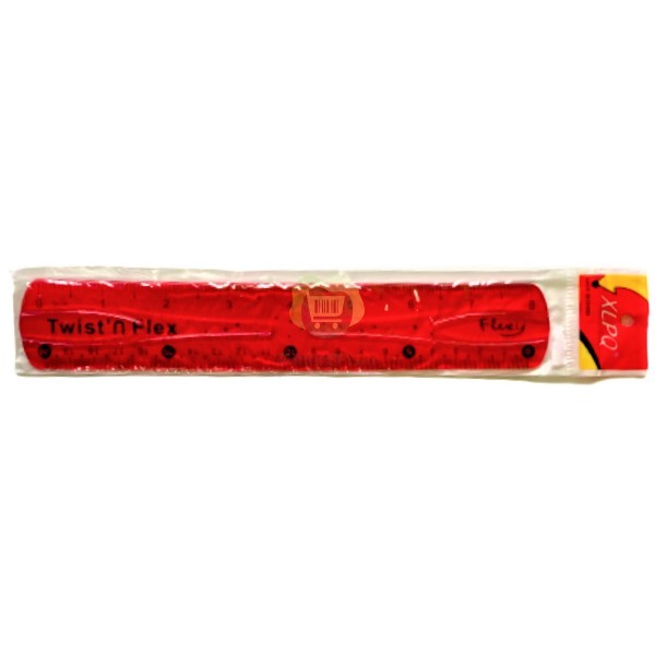 Ruler "XLPO" flex red 20cm