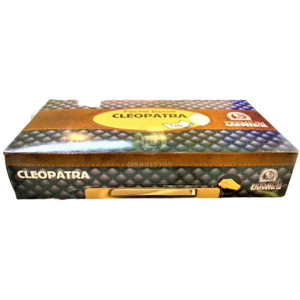 Салфетки "Cleopatra" Premium Series трехслойные в коробке 70шт
