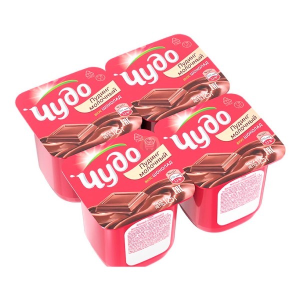 Պուդինգ «Чудо» շոկոլադե 3.1% 125գր