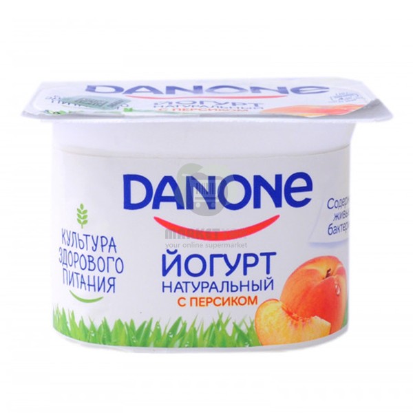 Йогурт "Danone" персиковый 2,9% 110 г