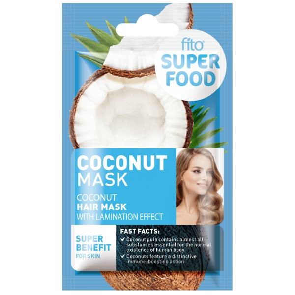 Hair mask "Fito Super Food" laminating coconut 20ml