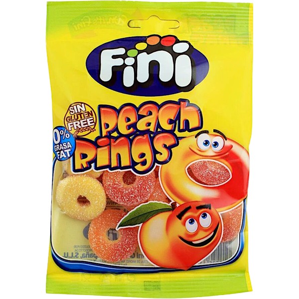 Marmalade chewing "Fini" Peach rings 100g