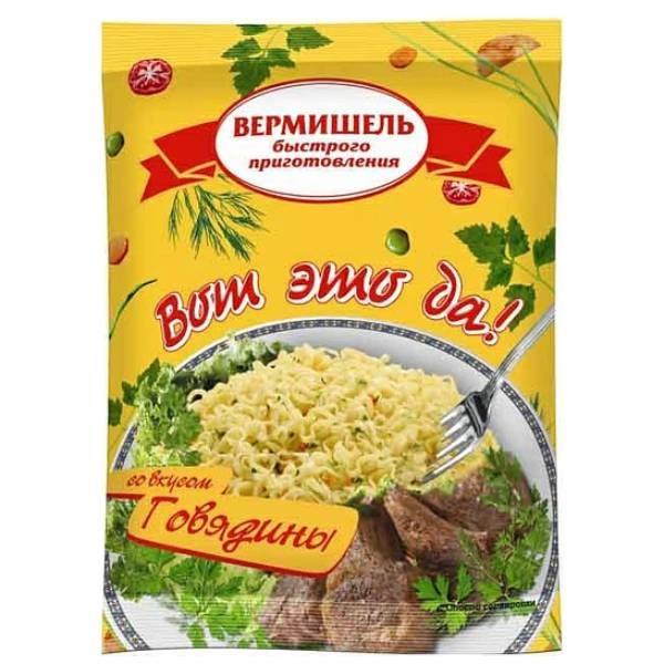 Quick-cooking "Wot Eto Da" noodles with beef 40 grams