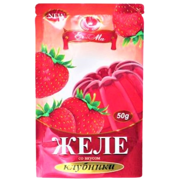 Jelly "Sega" with strawberry flavor 50g