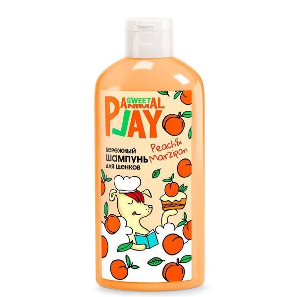 Shampoo for dogs and cats "Sweet Animal Play" peach 300ml