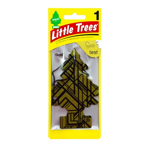 Автомобильный запах "Little trees "золото.