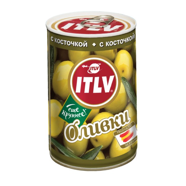 Green olive "ITLV" with stone 314ml 300g