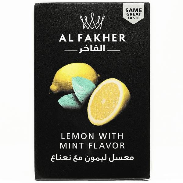 Tobacco for hookah "Al Fakher" with the addition of tobacco 50g: mint lemon nana