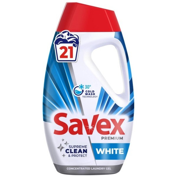 Washing liquid "Savex" premium white 1.8l