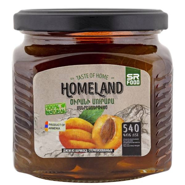 Jam "Homeland" apricot 540ml