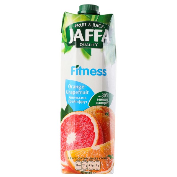 Juice "Jaffa" fitness orange grapefruit 0.95 ml