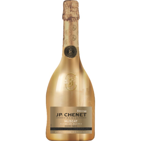 Игристое вино "J.P. Chenet" Divine Muscat Gold белое полусухое 11% 750мл