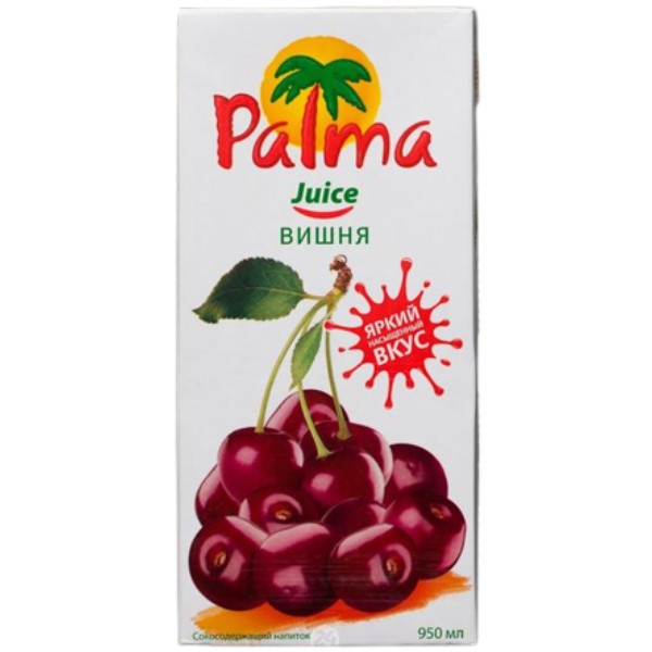 Нектар "Palma Juice" вишня 0.95л