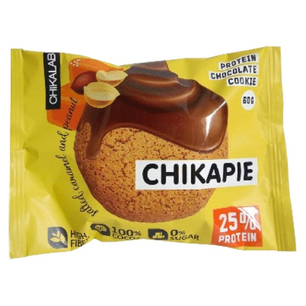 Печенье "ChikaLab" протеиновое глазированное с арахисовой начинкой 60г