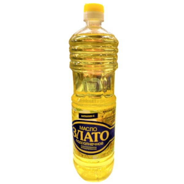 Oil "Zlato" sunflower refined 1l